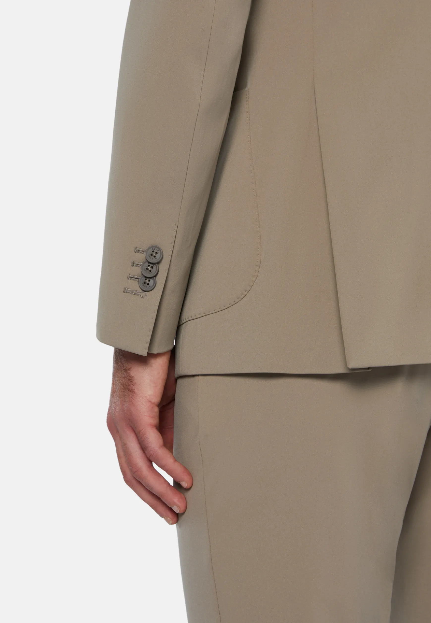 B Tech Double-Breasted Jacket In Nylon|Boggi Milano Store
