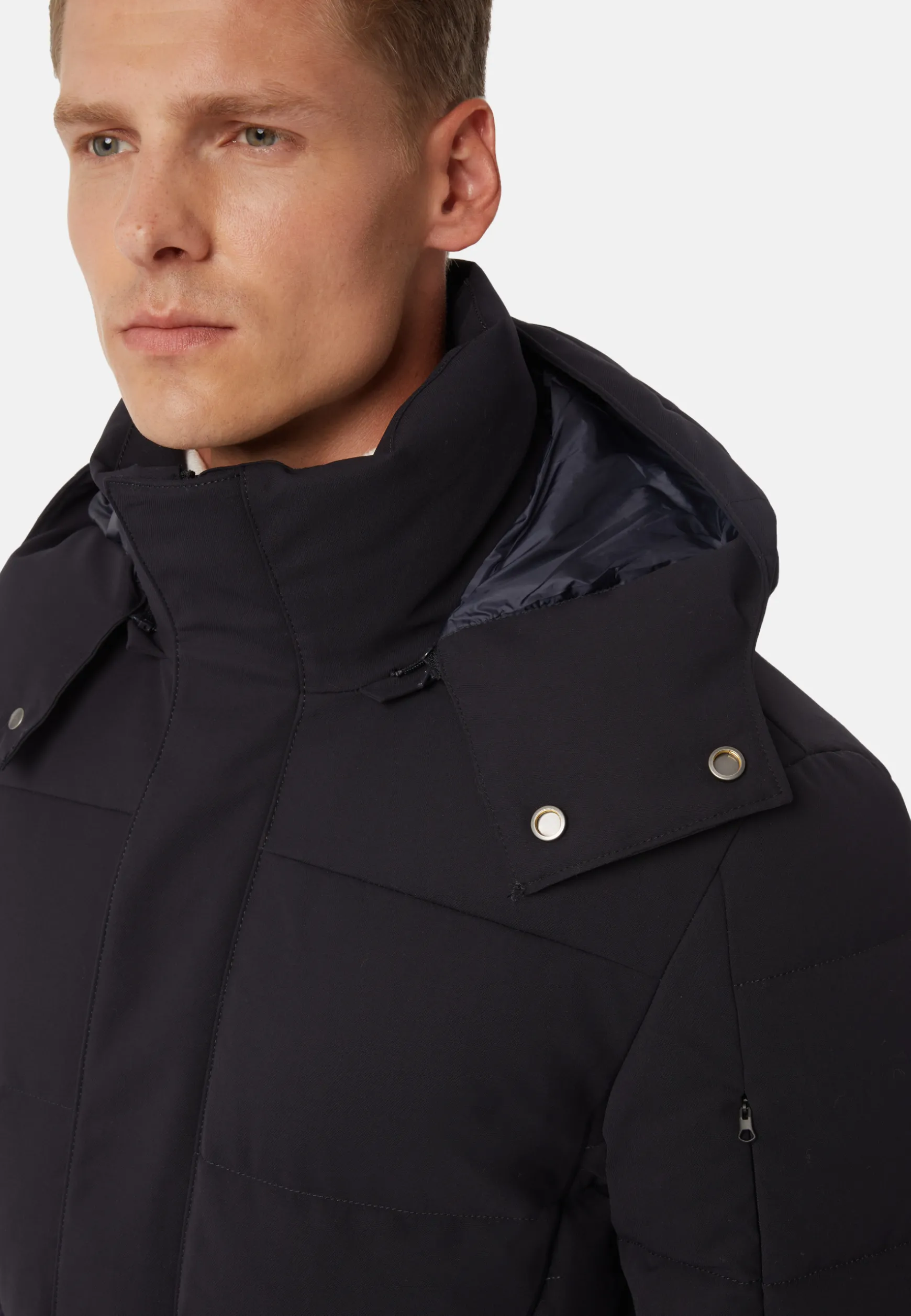 B Tech Goose Down Nylon Parka|Boggi Milano Best