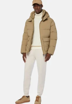 B Tech Goose Down Recycled Nylon Bomber Jacket|Boggi Milano Fashion