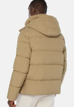 B Tech Goose Down Recycled Nylon Bomber Jacket|Boggi Milano Fashion