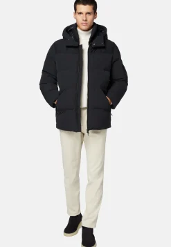 B Tech Goose Down Recycled Nylon Bomber Jacket|Boggi Milano Hot