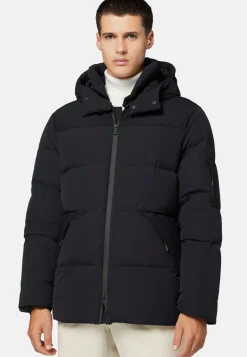 B Tech Goose Down Recycled Nylon Bomber Jacket|Boggi Milano Hot