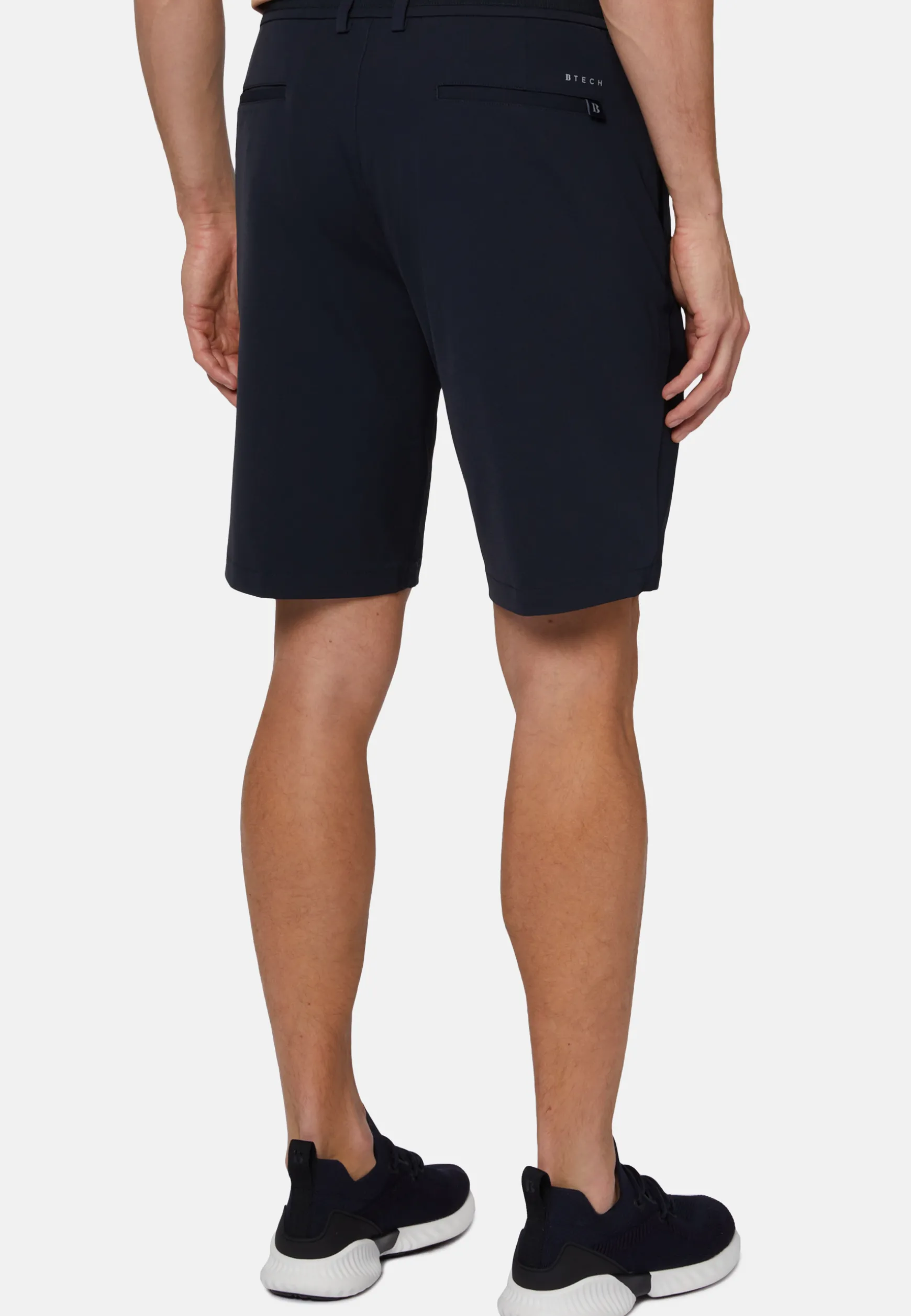 B Tech Stretch Nylon Bermuda Shorts|Boggi Milano Fashion
