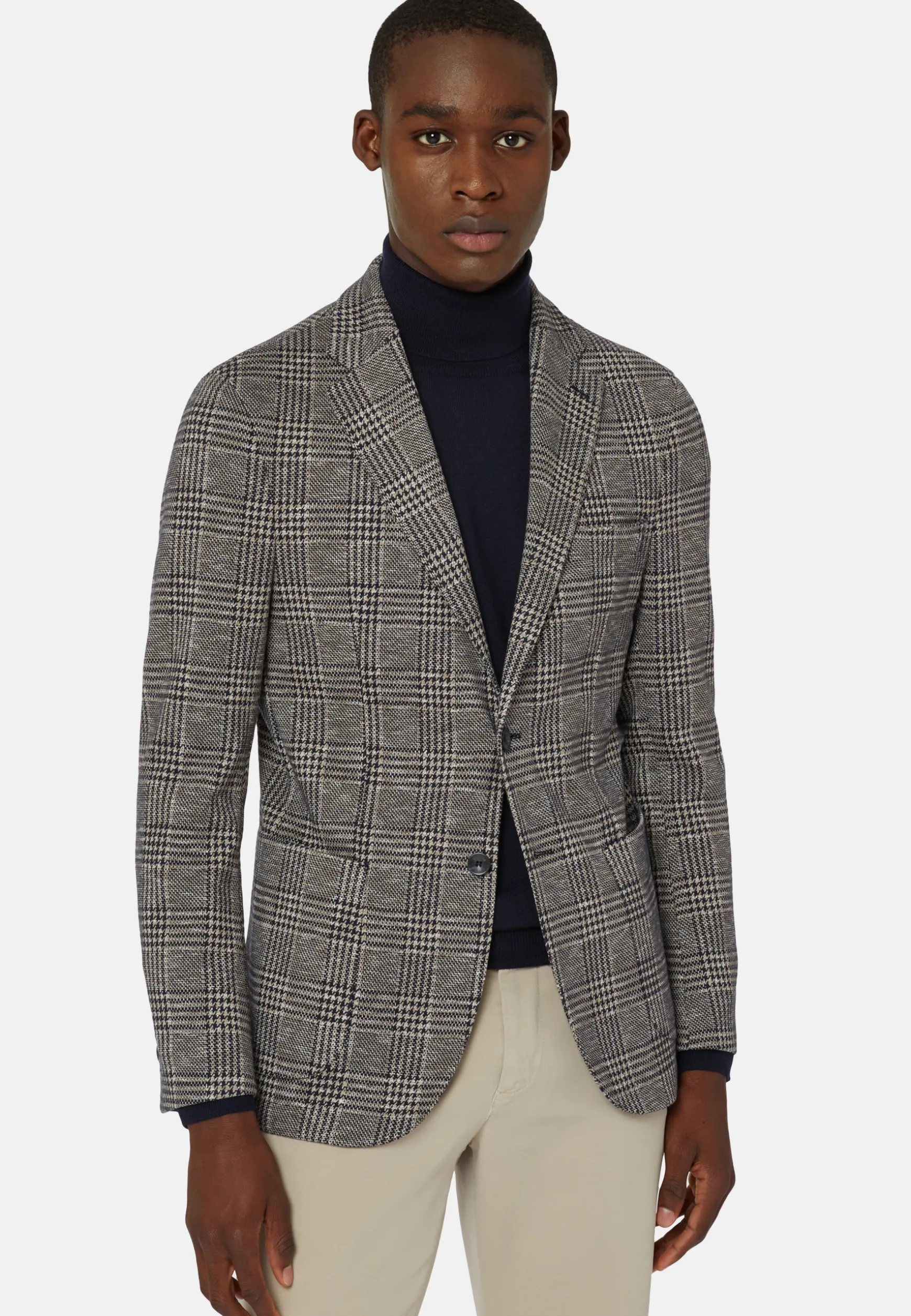 B Jersey Cotton Blend Jacket|Boggi Milano Store