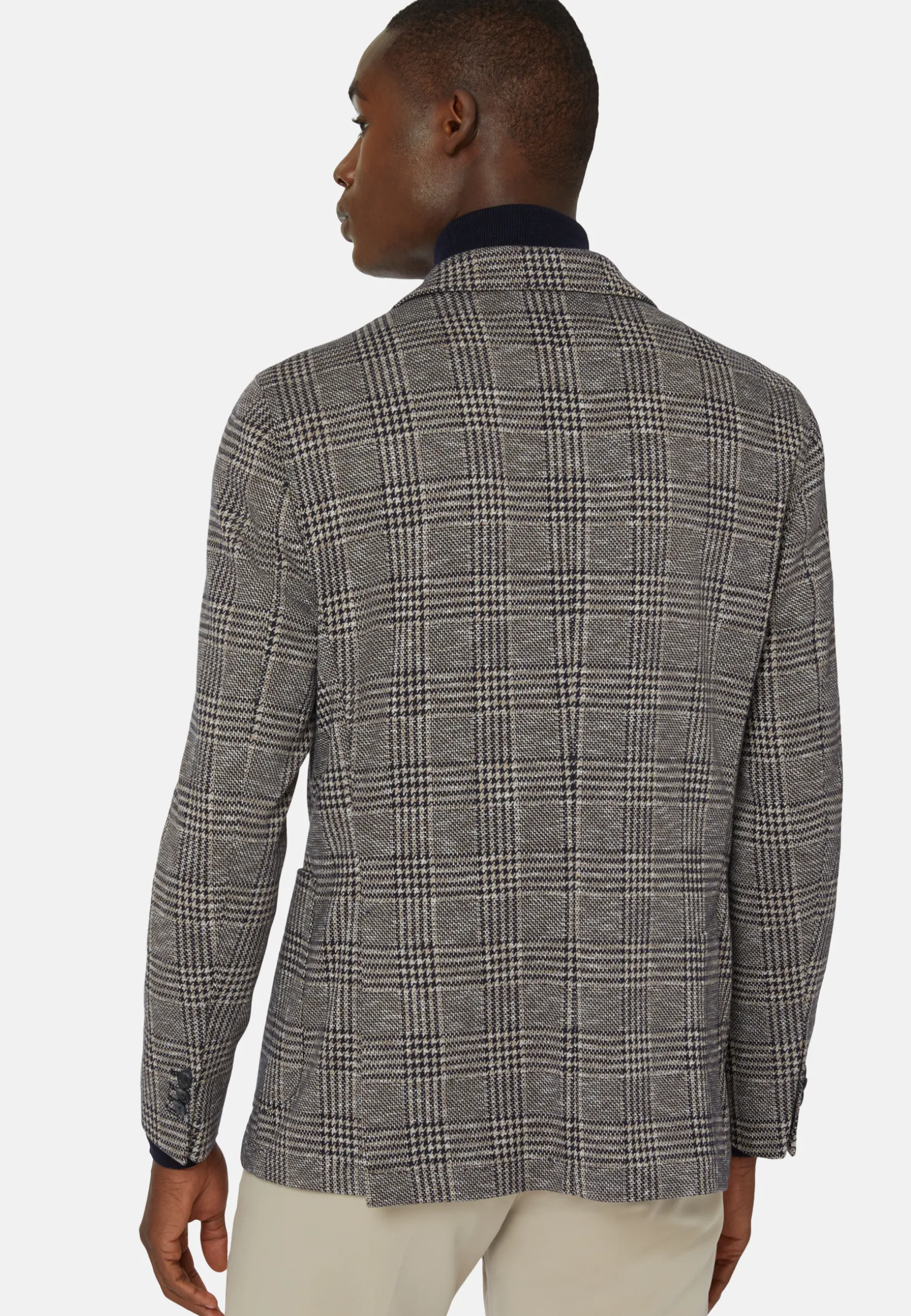 B Jersey Cotton Blend Jacket|Boggi Milano Store