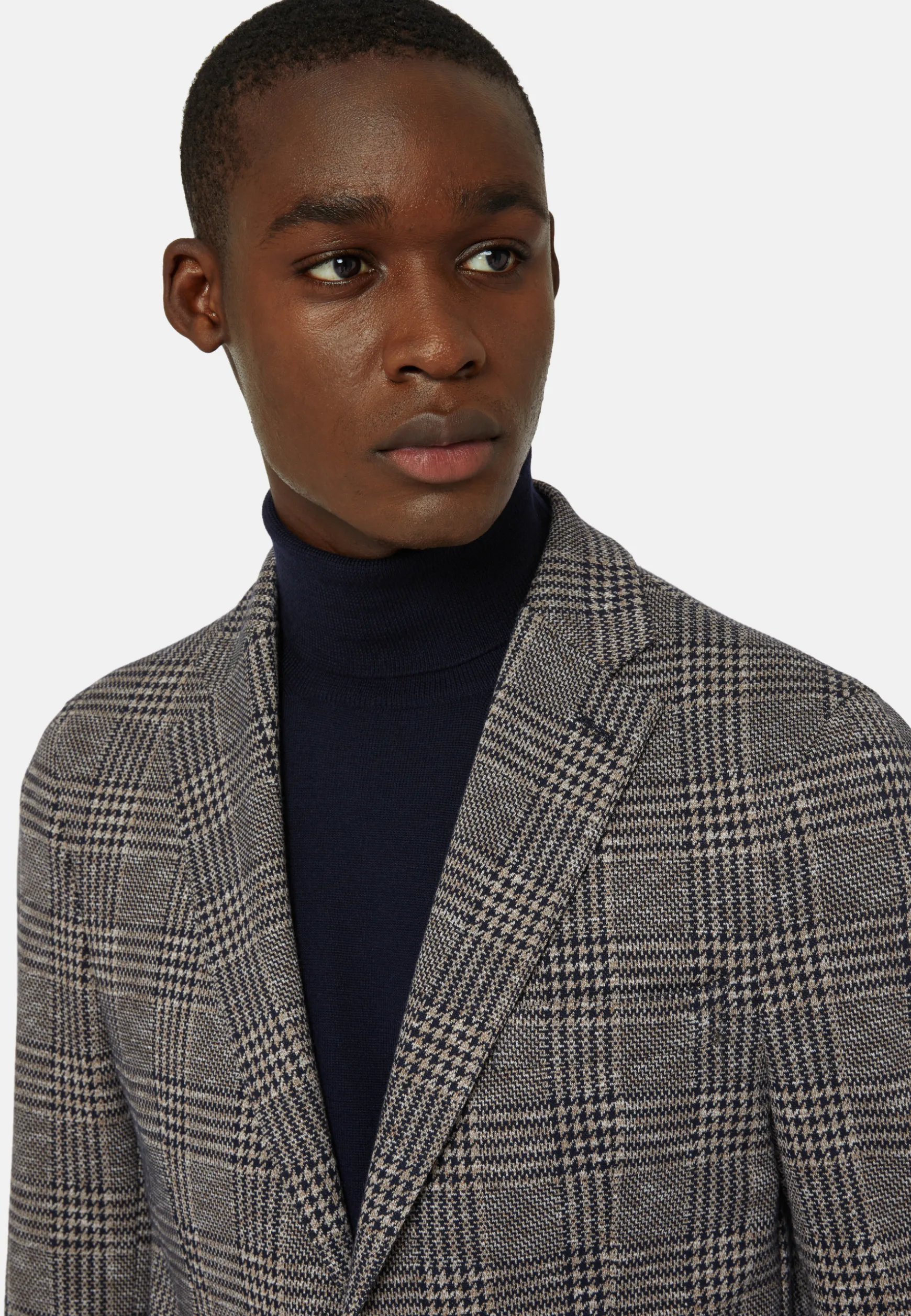 B Jersey Cotton Blend Jacket|Boggi Milano Store