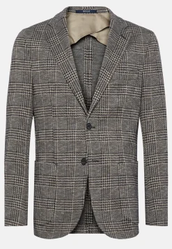 B Jersey Cotton Blend Jacket|Boggi Milano Store