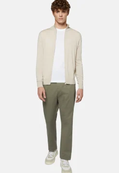 Full Zip Jumper In Merino Wool|Boggi Milano Outlet