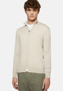 Full Zip Jumper In Merino Wool|Boggi Milano Outlet
