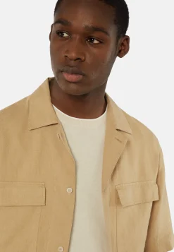 Linen Camp Overshirt|Boggi Milano Sale
