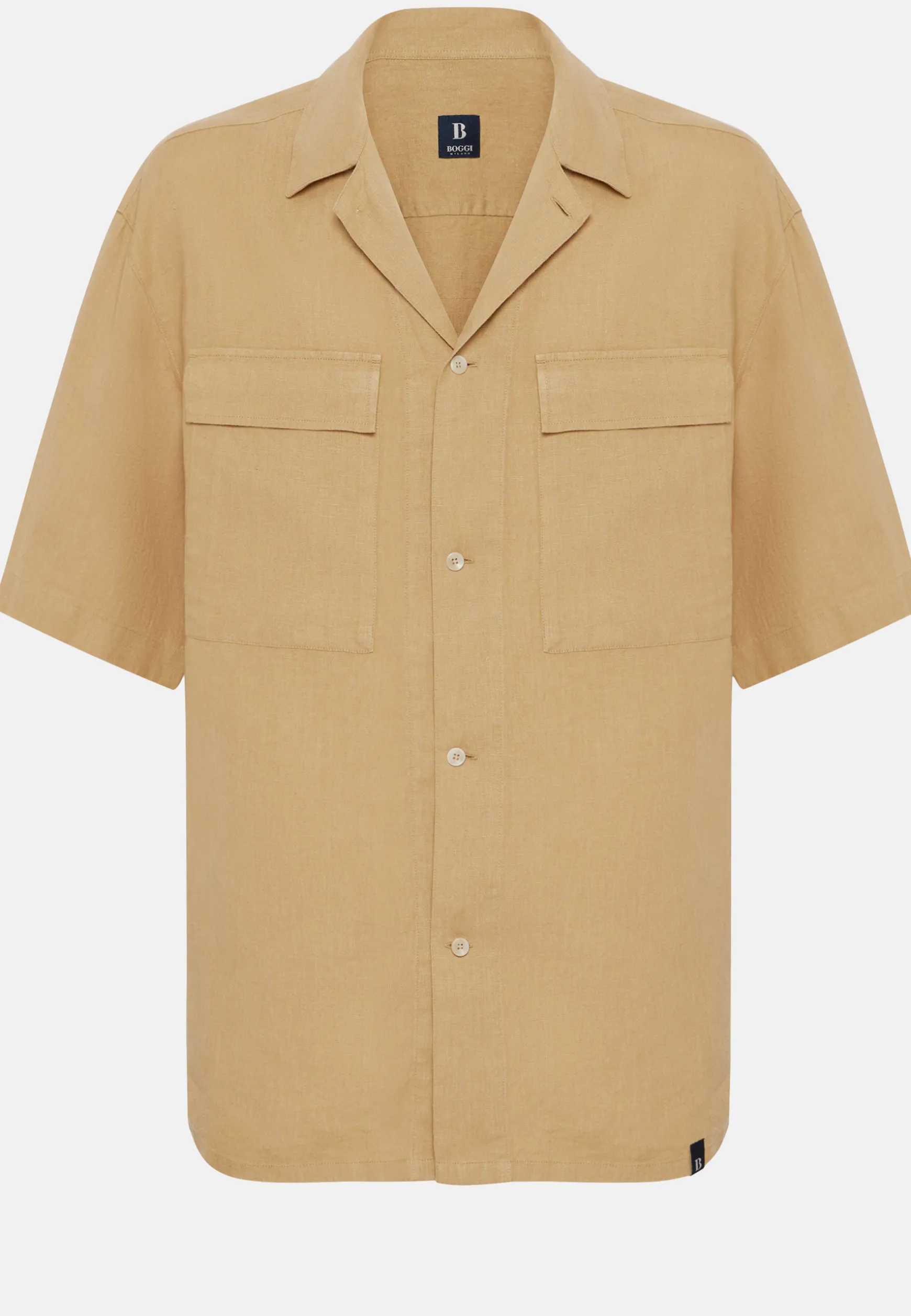 Linen Camp Overshirt|Boggi Milano Sale