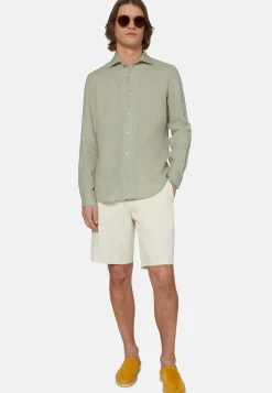 Bermuda Shorts In Hemp Cotton|Boggi Milano Hot