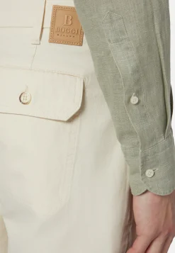 Bermuda Shorts In Hemp Cotton|Boggi Milano Hot