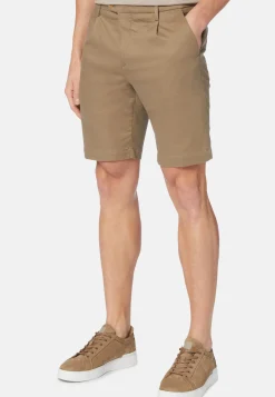 Bermudas in Stretch Tencel Cotton|Boggi Milano Sale