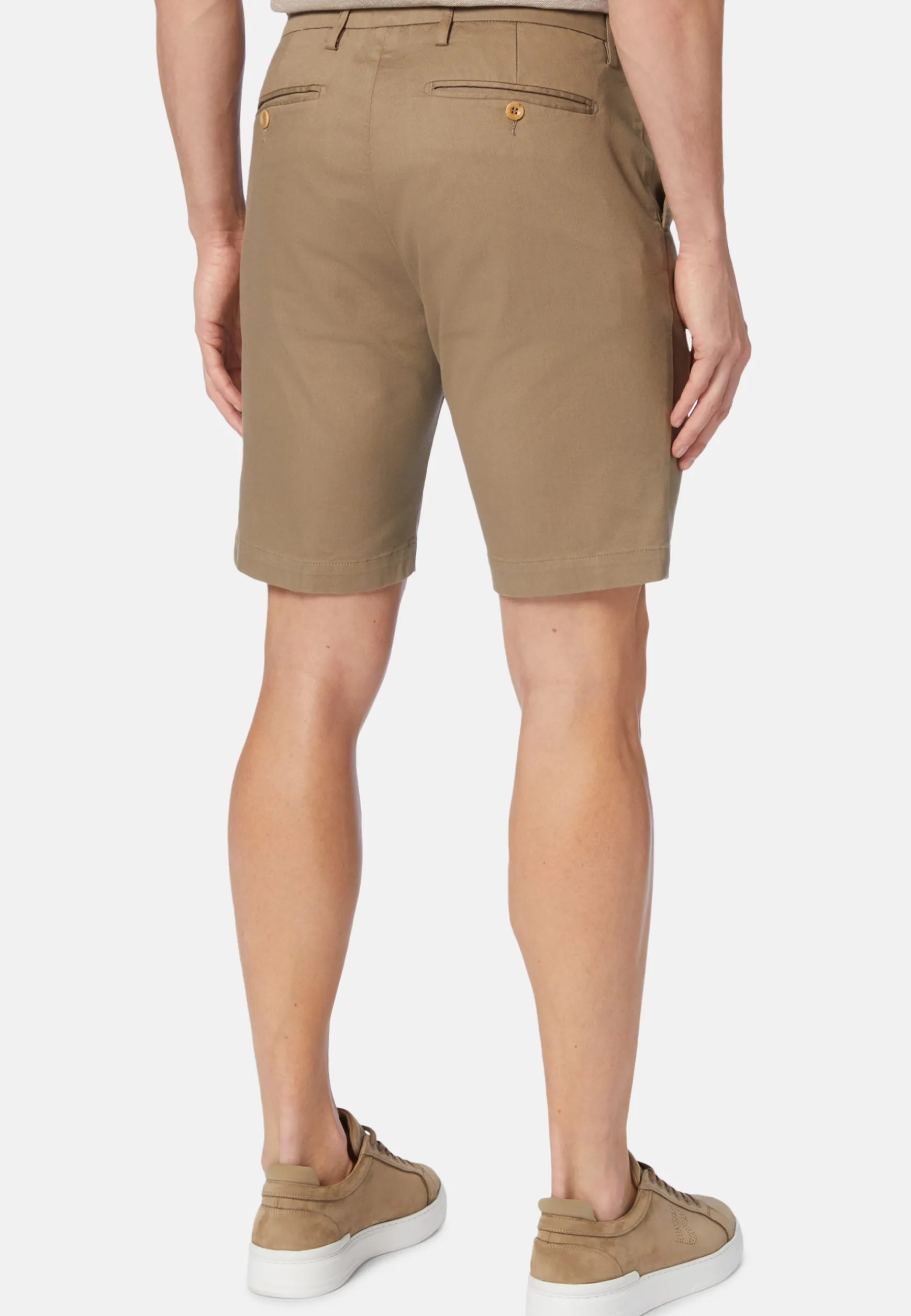 Bermudas in Stretch Tencel Cotton|Boggi Milano Sale