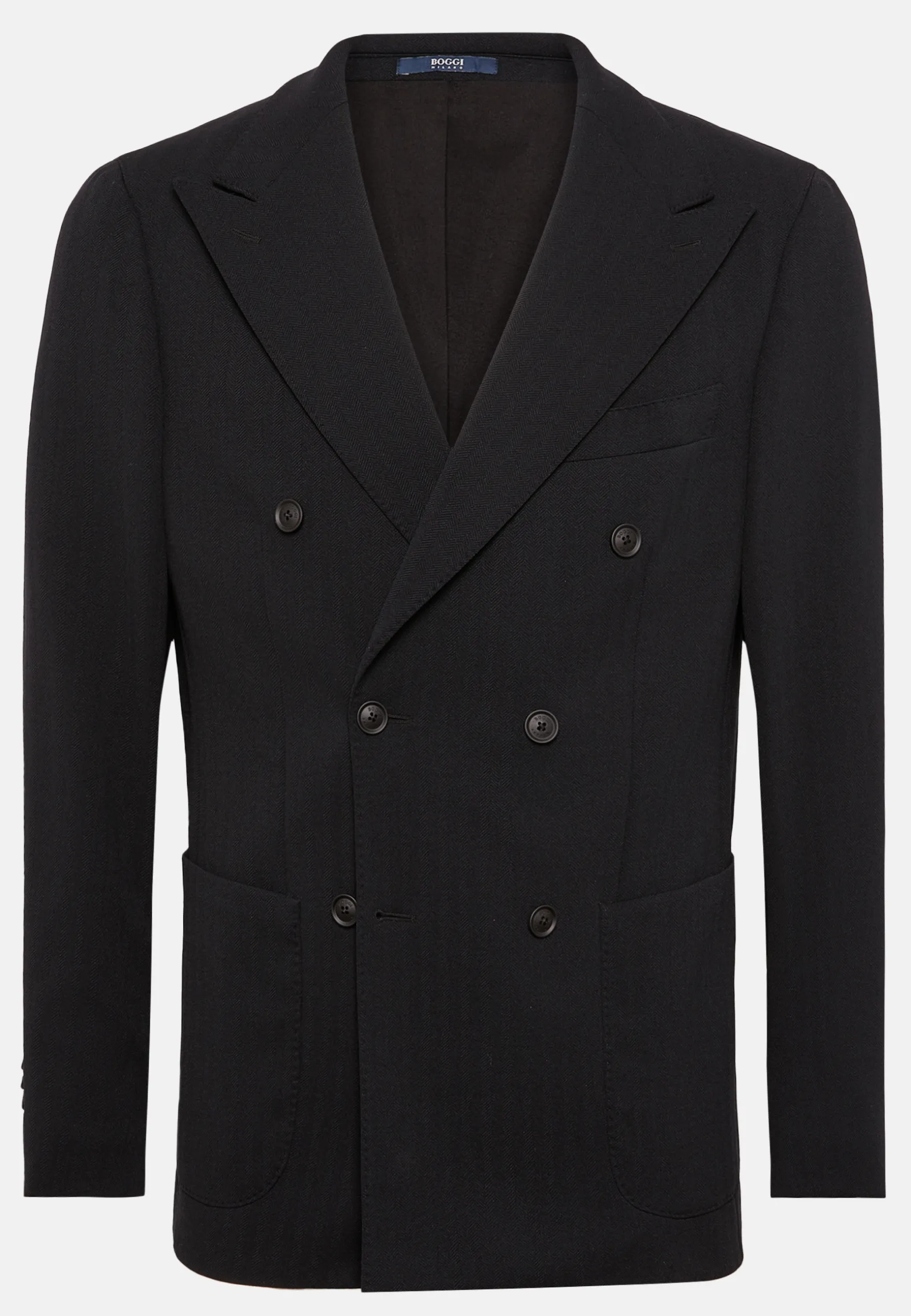 Double-Breasted Jacket in B Tech Nylon|Boggi Milano Online