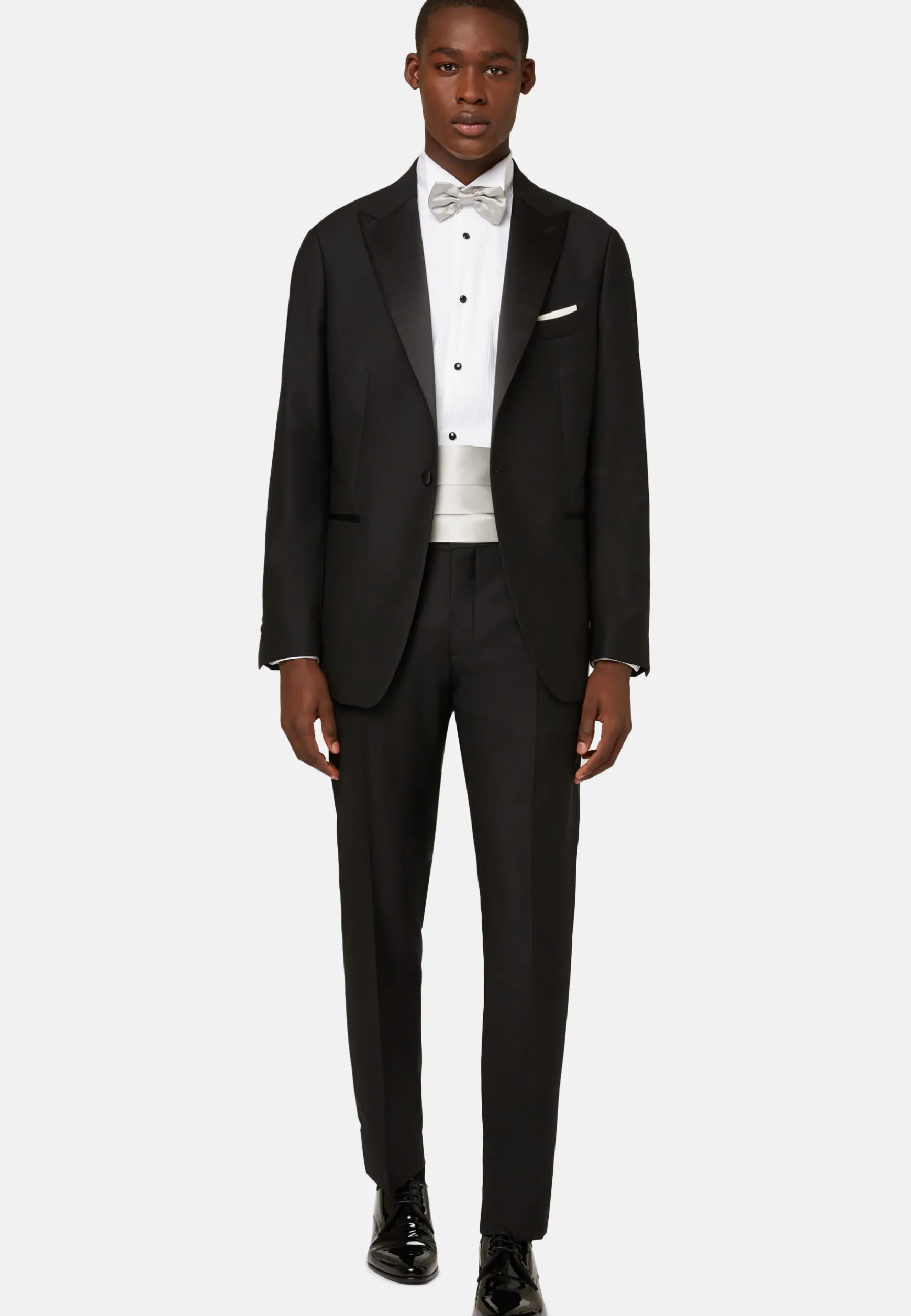 Wool Tuxedo Jacket with Peak Lapels|Boggi Milano Store