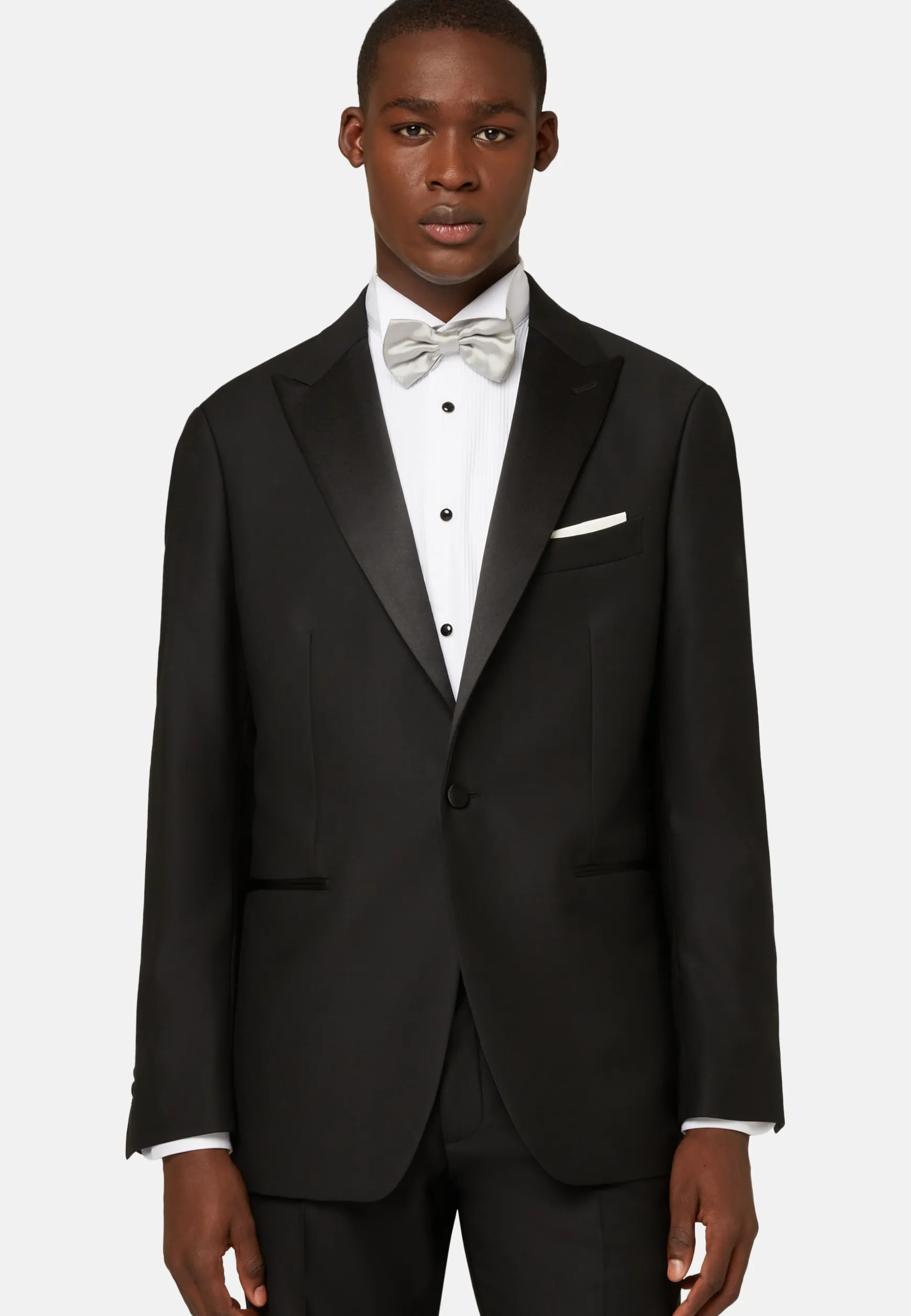 Wool Tuxedo Jacket with Peak Lapels|Boggi Milano Store