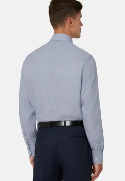 Cotton Dobby Shirt Slim Fit|Boggi Milano Best Sale