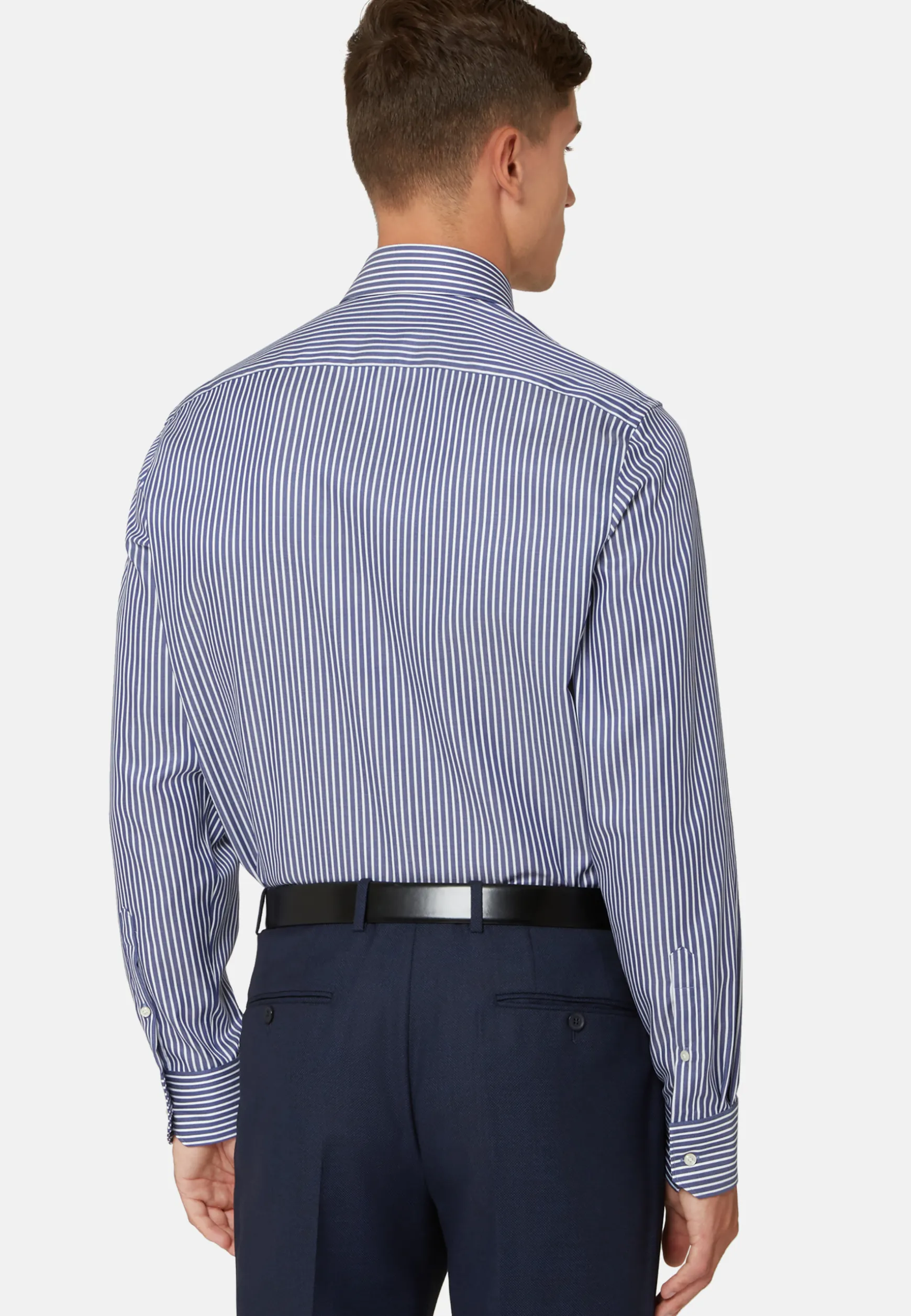 Cotton Twill Shirt Slim Fit|Boggi Milano Outlet