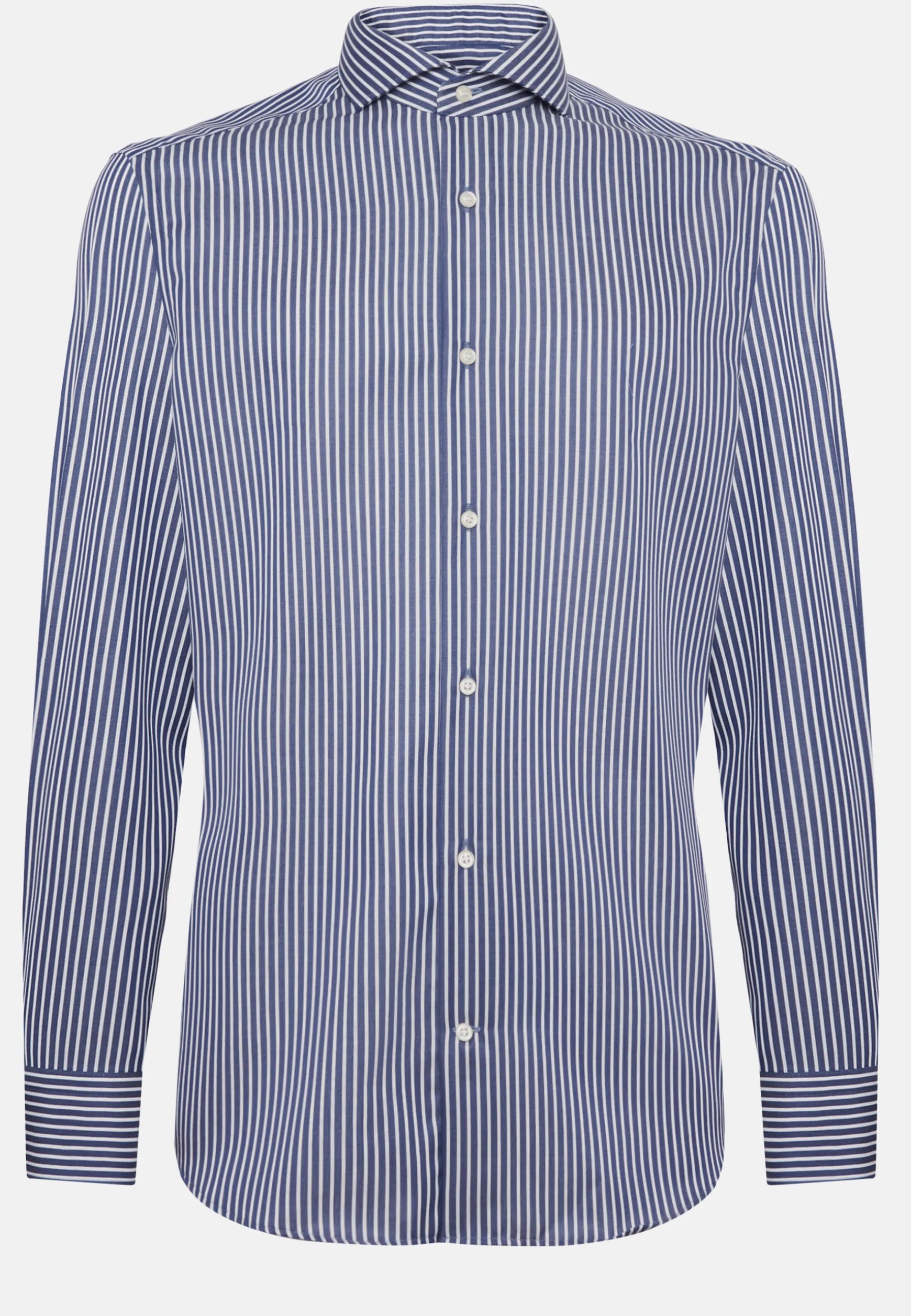 Cotton Twill Shirt Slim Fit|Boggi Milano Outlet