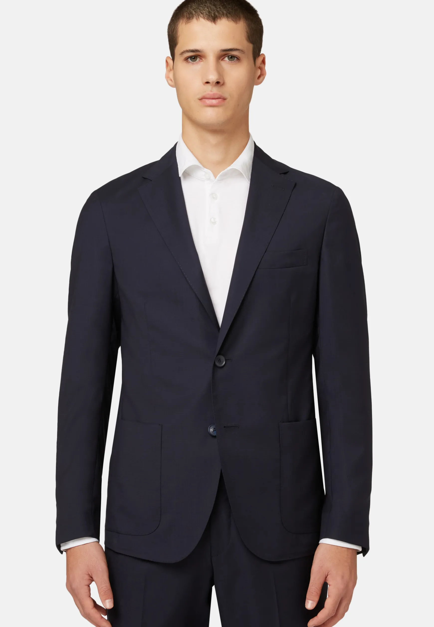 Blue Jacket in B Aria Wool|Boggi Milano Discount