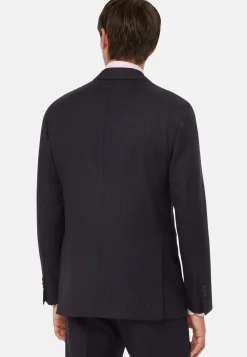 Blue Pinstripe Pure Wool Suit|Boggi Milano Discount