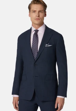 Pinstripe Suit in Woven Wool|Boggi Milano Clearance