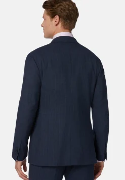 Pinstripe Suit in Woven Wool|Boggi Milano Clearance