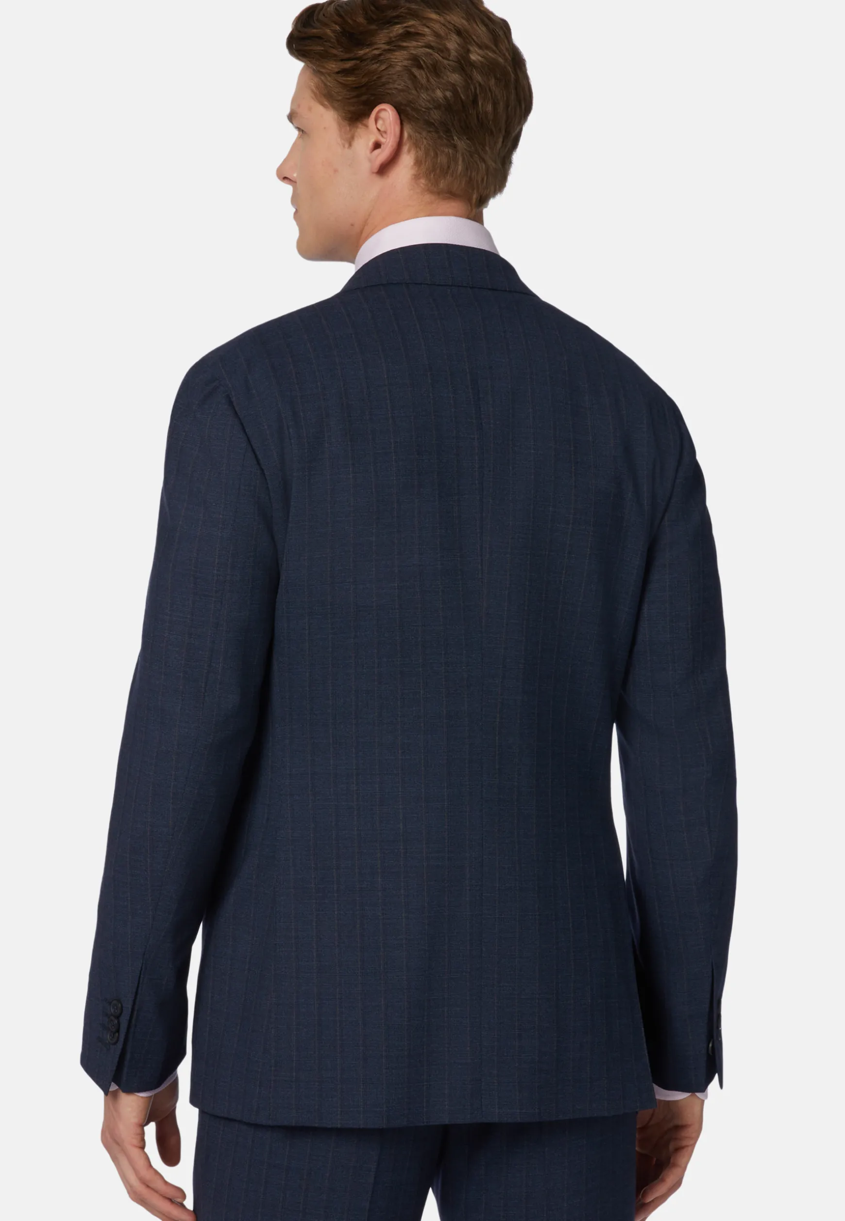 Pinstripe Suit in Woven Wool|Boggi Milano Clearance