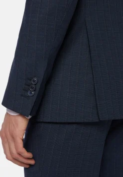 Pinstripe Suit in Woven Wool|Boggi Milano Clearance