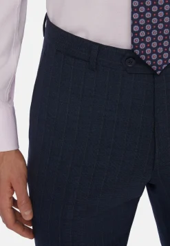 Pinstripe Suit in Woven Wool|Boggi Milano Clearance