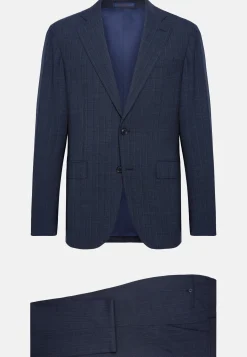 Pinstripe Suit in Woven Wool|Boggi Milano Clearance