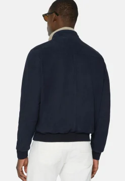 Bomber Jacket in Genuine Suede Leather|Boggi Milano Flash Sale