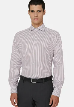 Striped Cotton Shirt Regular Fit|Boggi Milano Clearance
