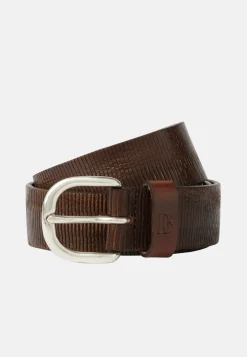 Carved Leather Belt|Boggi Milano Clearance