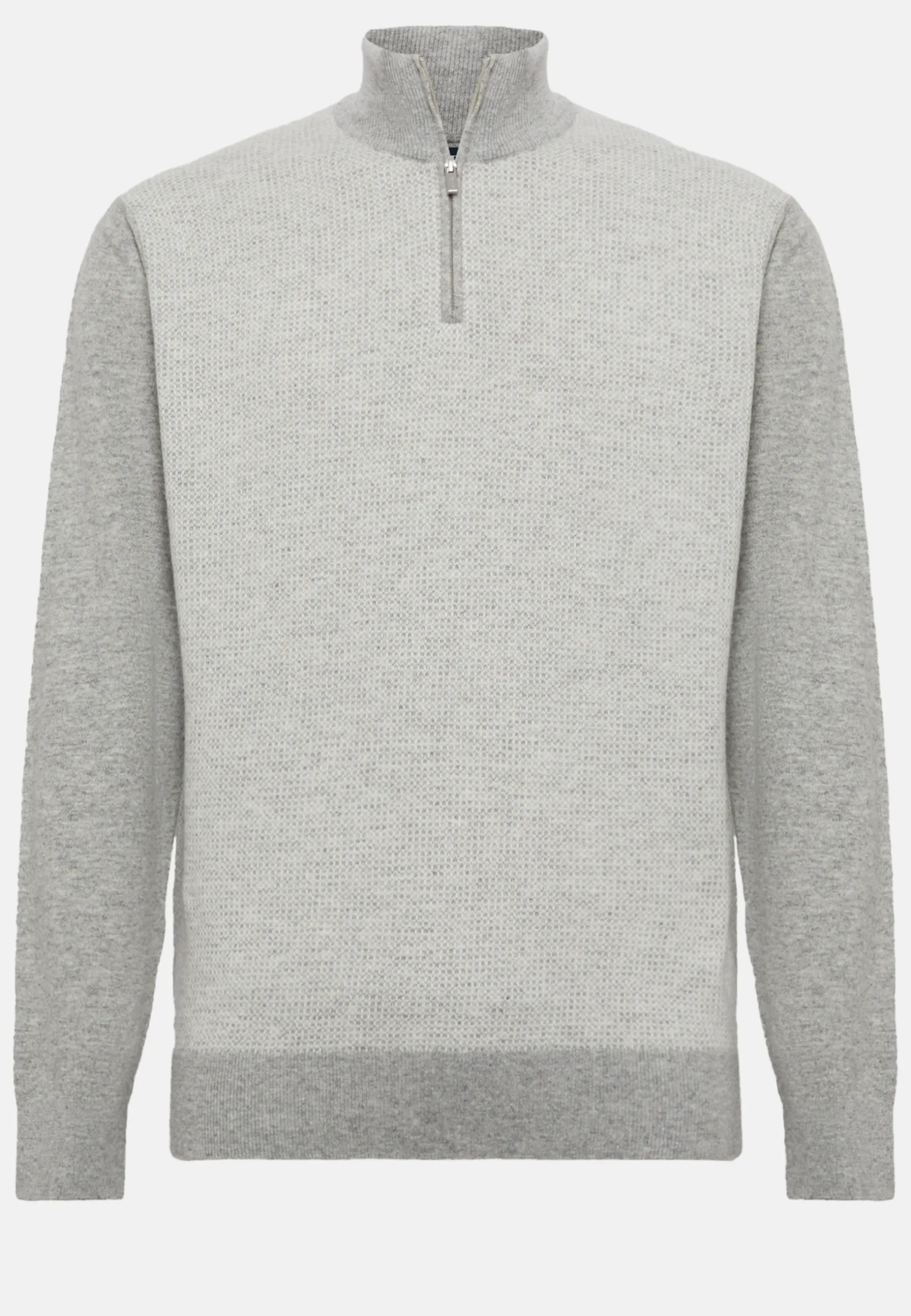 Cashmere Blend Half Zip Sweater|Boggi Milano Outlet