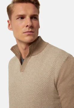 Cashmere Blend Mock Neck Sweater|Boggi Milano Sale