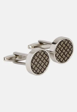Circular logo cufflinks|Boggi Milano Hot