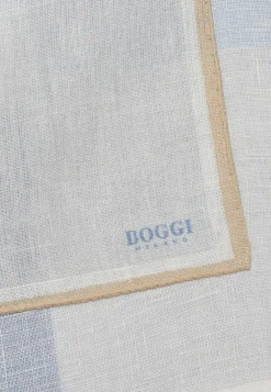 Colour Block Linen Pocket Square|Boggi Milano Best