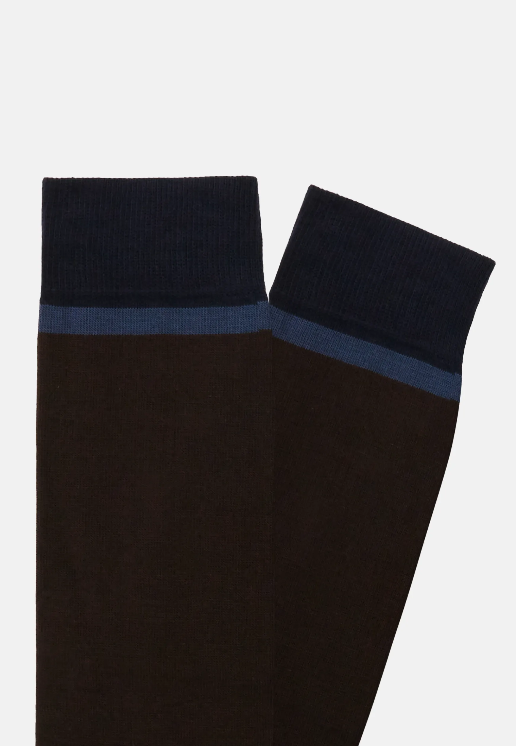 Colour-Blocking Pattern Socks in a Cotton Blend|Boggi Milano Store
