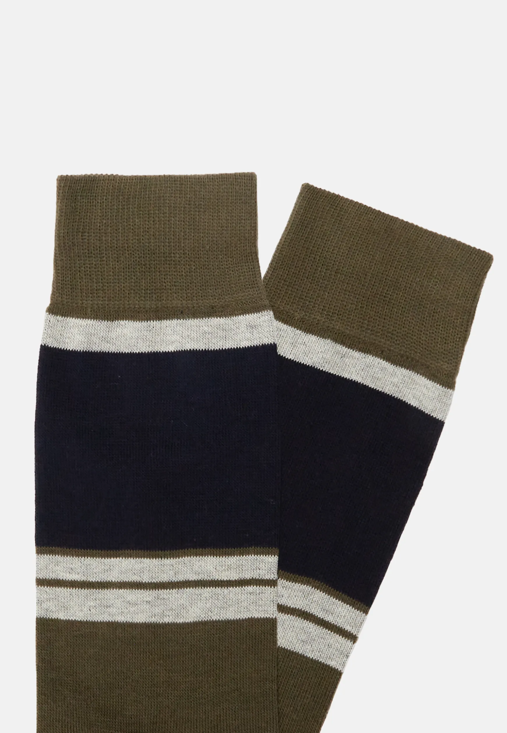 Colour-Blocking Pattern Socks in a Cotton Blend|Boggi Milano Cheap