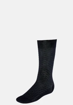 Cotton Blend Jacquard Socks|Boggi Milano New