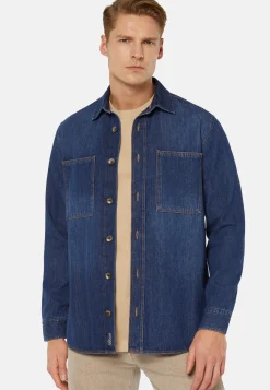 Cotton Denim Overshirt|Boggi Milano Best