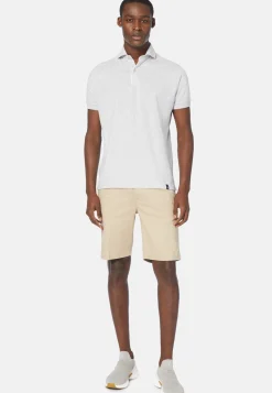 Cotton/Linen Piqu&eacute; Polo Shirt|Boggi Milano Best Sale