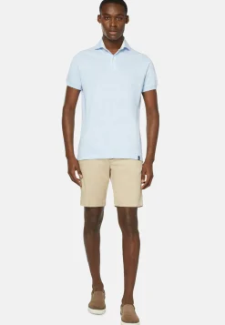Cotton/Linen Piqu&eacute; Polo Shirt|Boggi Milano Fashion