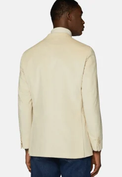 Cream Cotton And Cashmere Jacket|Boggi Milano Cheap