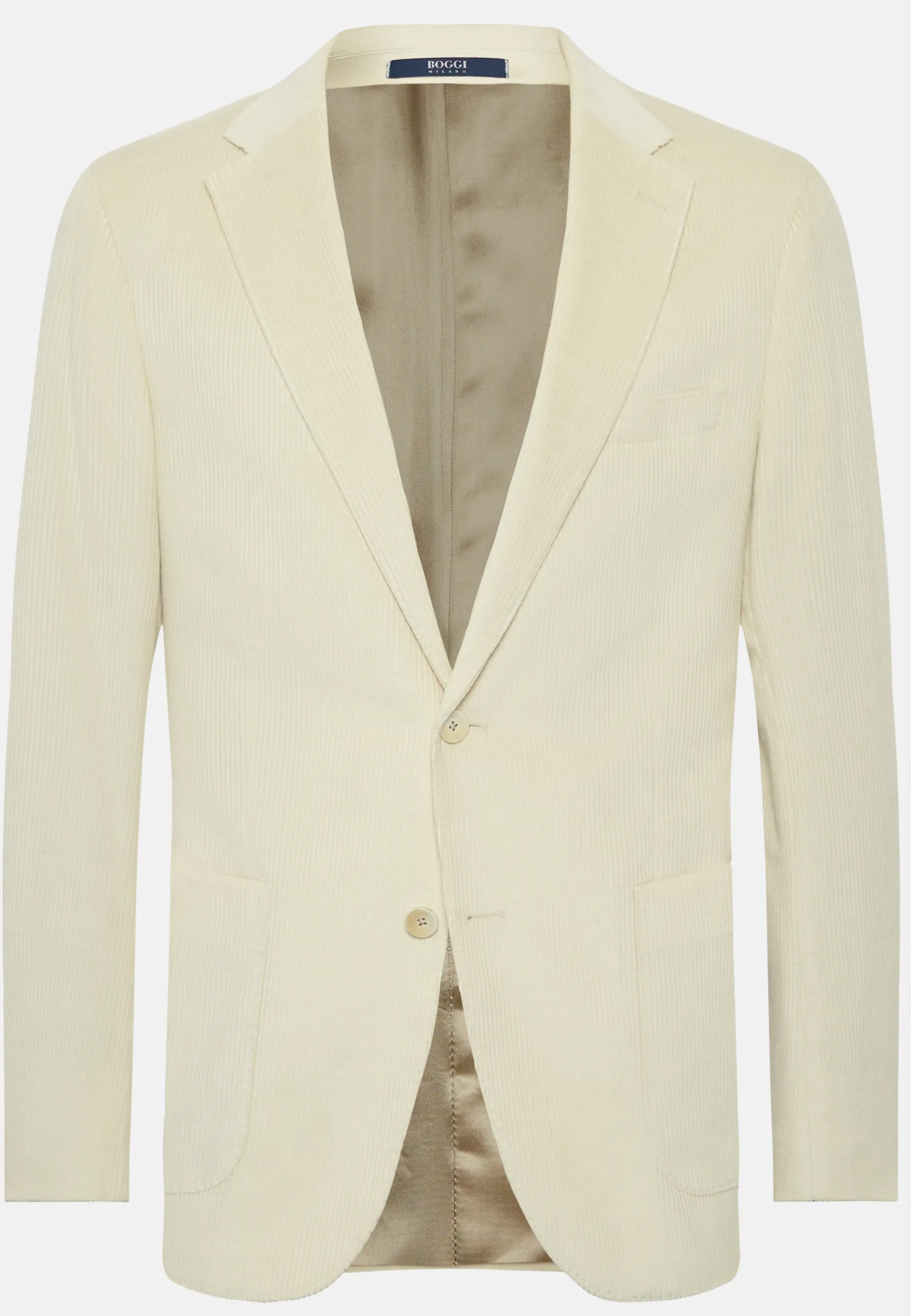 Cream Cotton And Cashmere Jacket|Boggi Milano Cheap