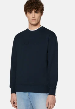 Crew Neck Cotton Sweatshirt|Boggi Milano Flash Sale