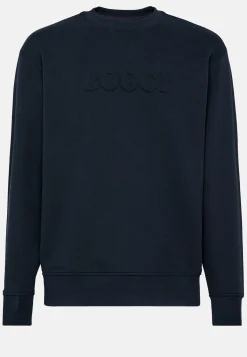 Crew Neck Cotton Sweatshirt|Boggi Milano Flash Sale